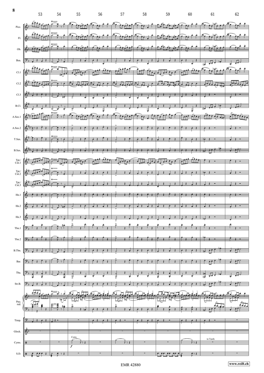 The Tsar's Bride The Tsar's Bride Concert Band scores gallery preview page 8