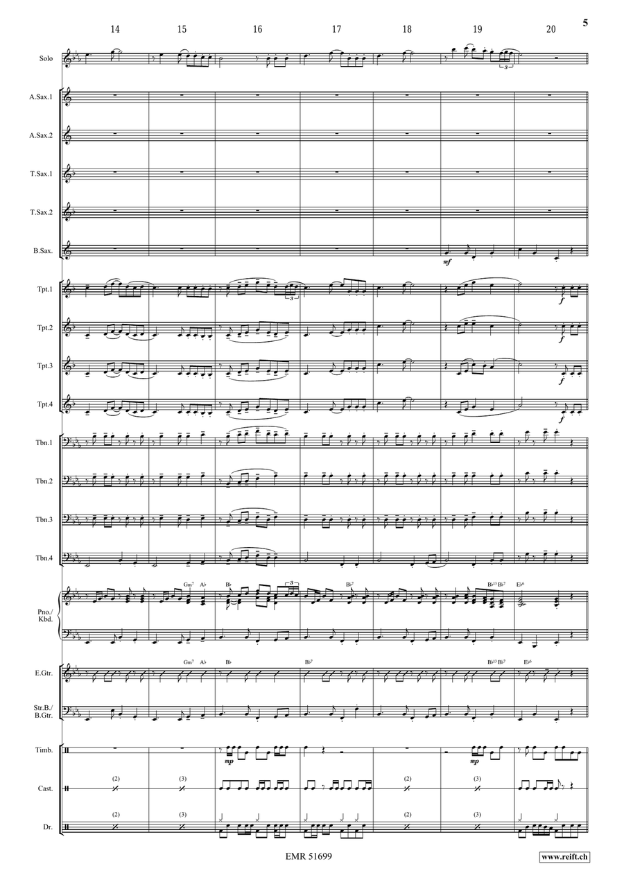 La Cucaracha La Cucaracha Bassoon scores gallery preview page 6