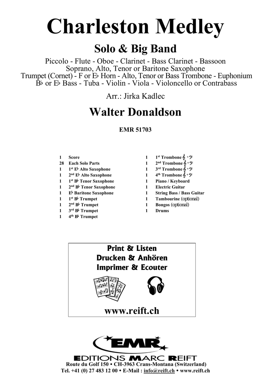 Charleston Medley Charleston Medley Bassoon scores gallery preview page 2
