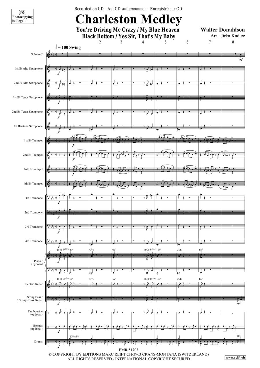 Charleston Medley Charleston Medley Bassoon scores gallery preview page 4