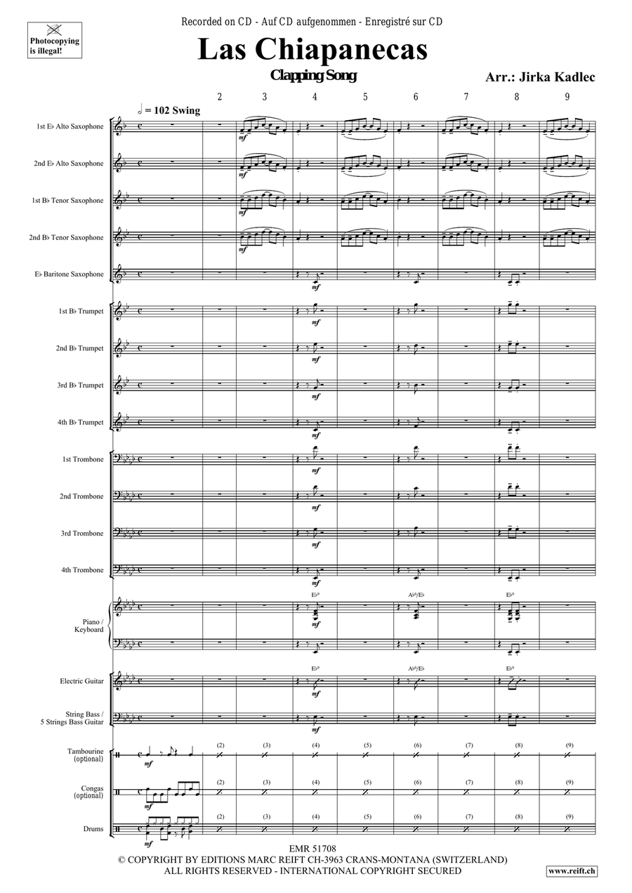 Las Chiapanecas Las Chiapanecas Big Band scores gallery preview page 4