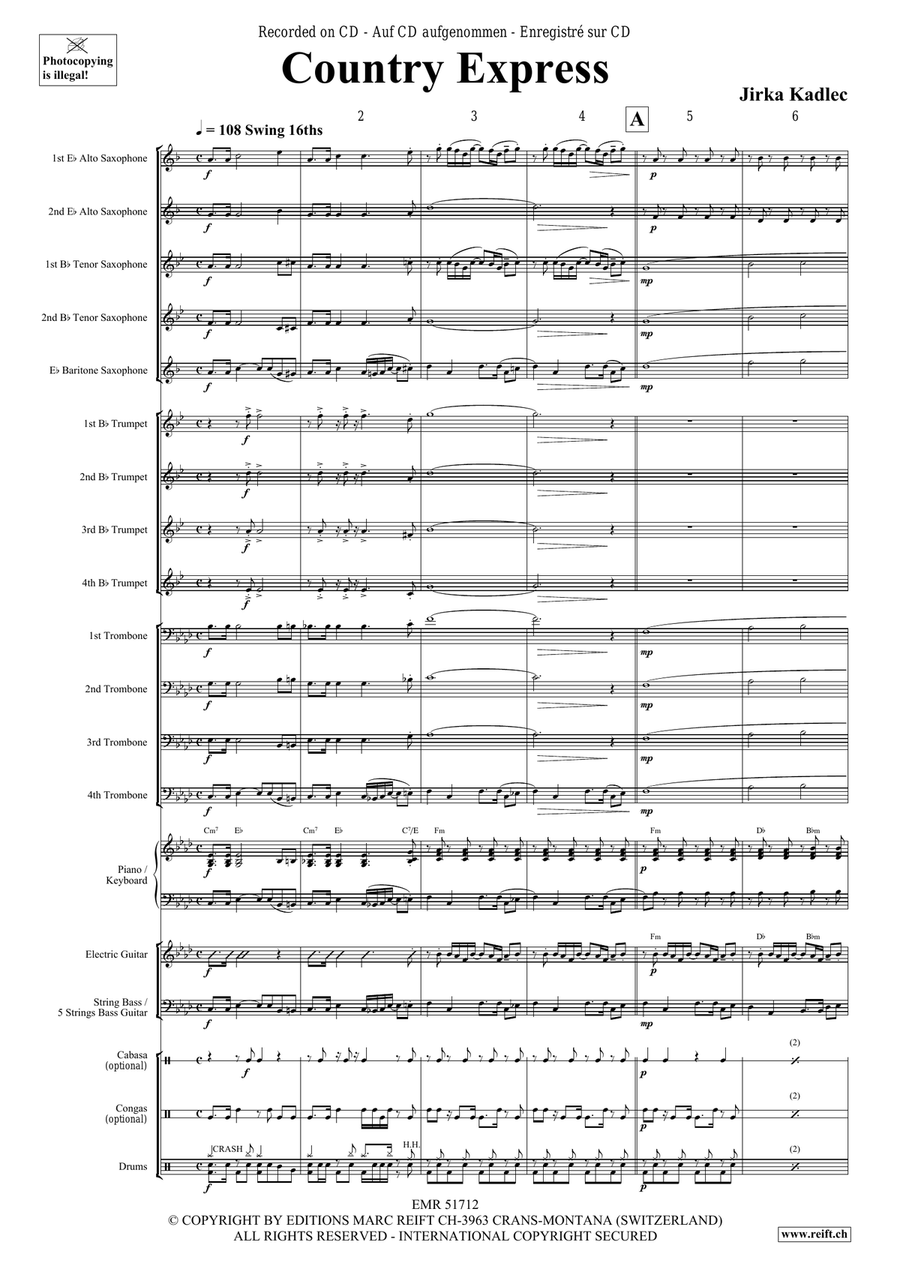 Country Express Country Express Big Band scores gallery preview page 5