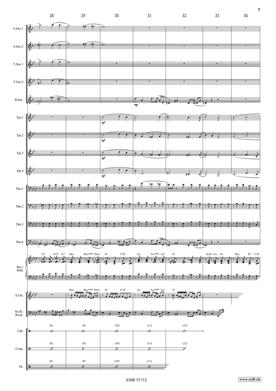 Country Express Country Express Big Band scores gallery preview page 9