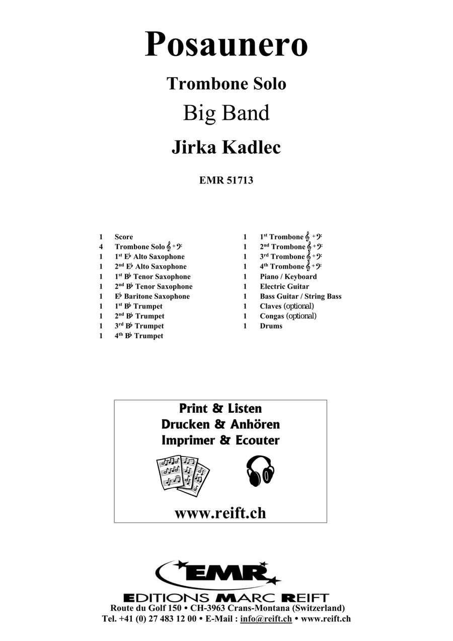 Posaunero Posaunero Big Band scores gallery preview page 2