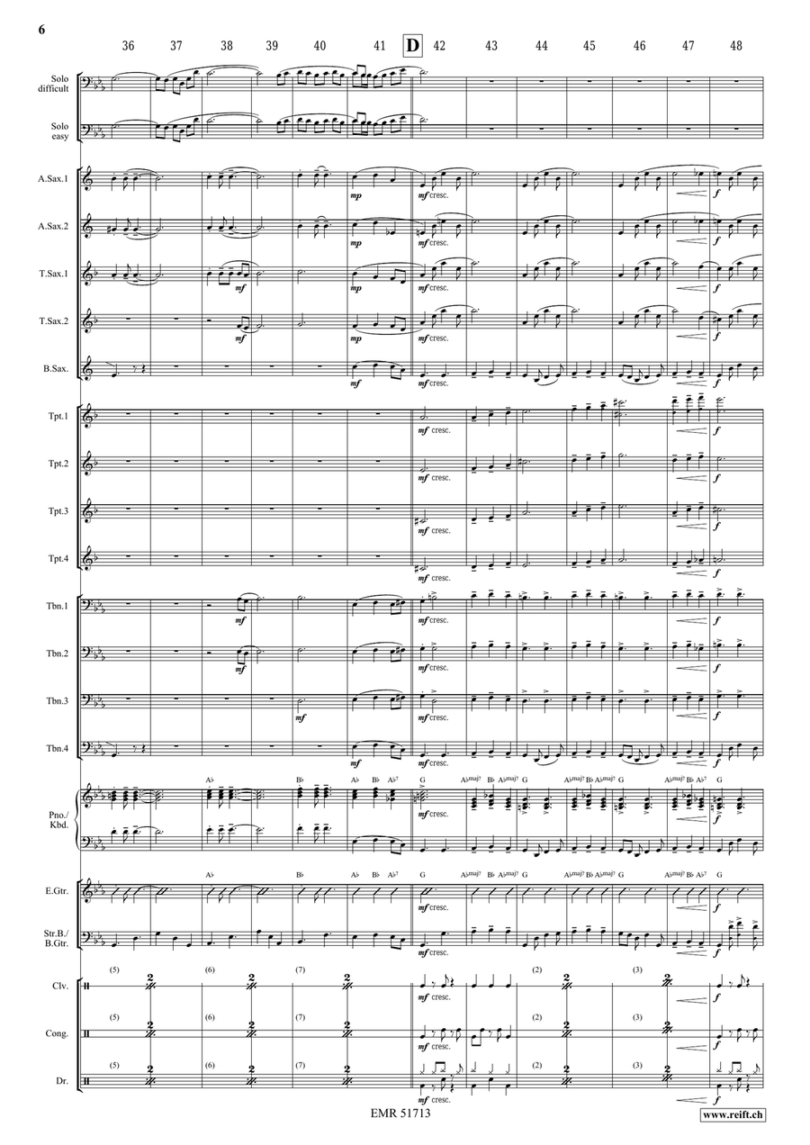 Posaunero Posaunero Big Band scores gallery preview page 8