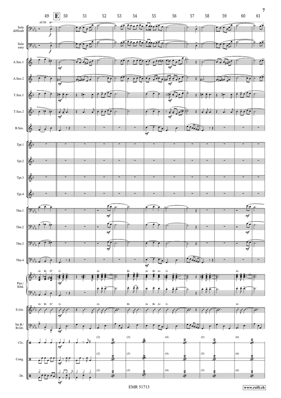 Posaunero Posaunero Big Band scores gallery preview page 9