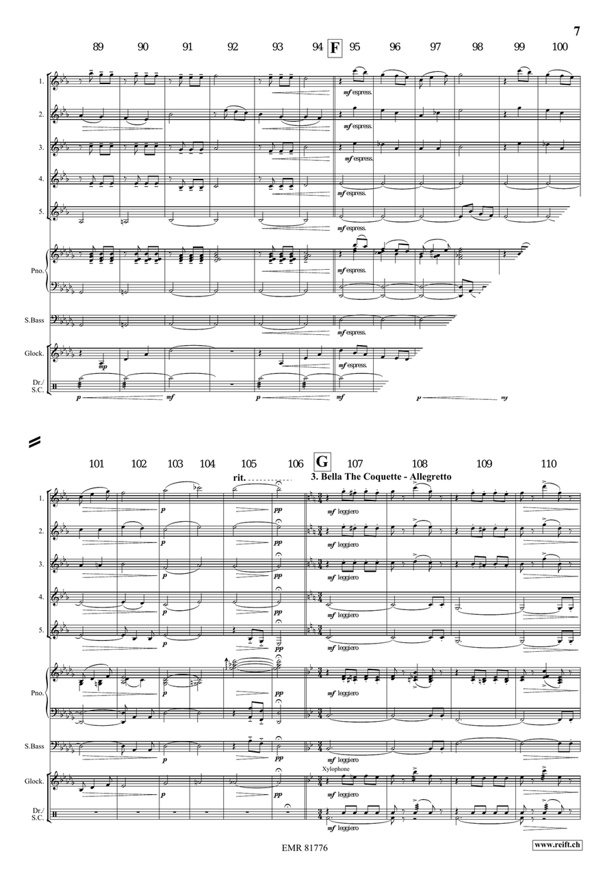4 Little Dogs 4 Little Dogs Clarinet Quintet scores gallery preview page 7