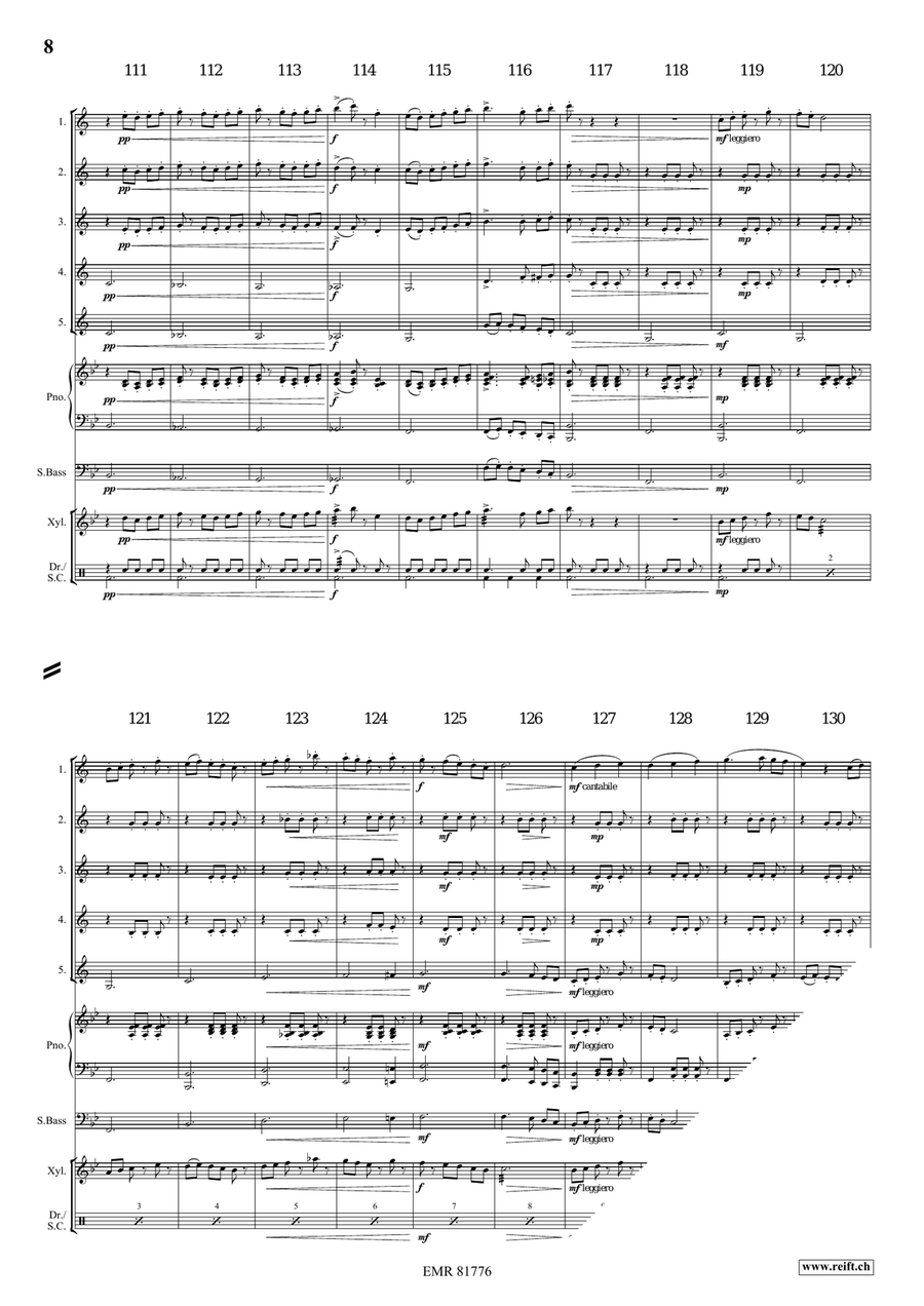 4 Little Dogs 4 Little Dogs Clarinet Quintet scores gallery preview page 8