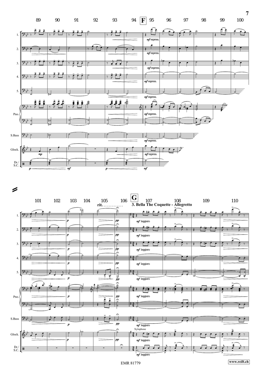 4 Little Dogs 4 Little Dogs Trombone scores gallery preview page 7