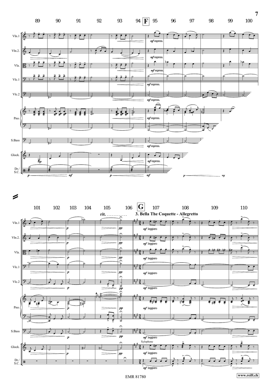 4 Little Dogs 4 Little Dogs String Quintet scores gallery preview page 7