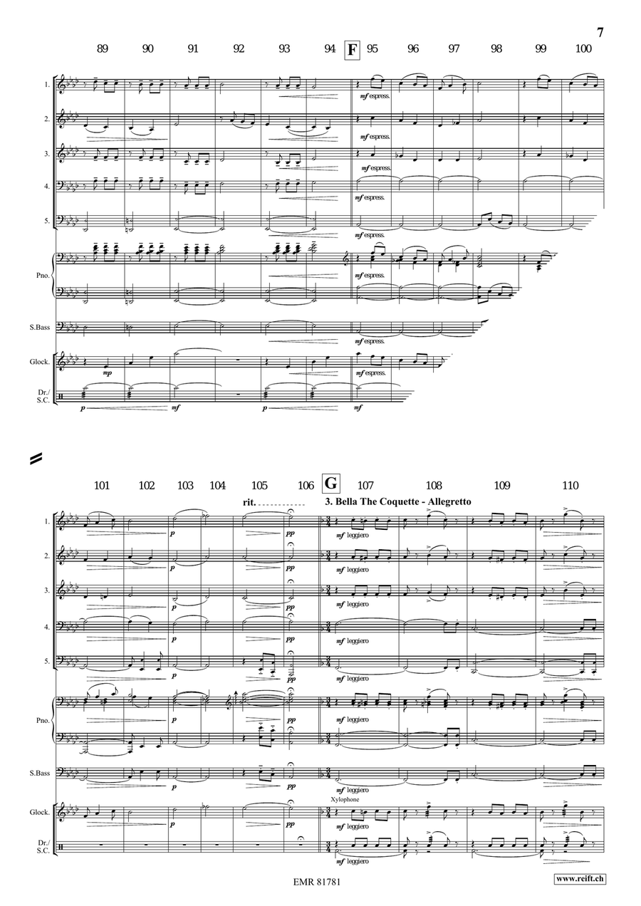 4 Little Dogs 4 Little Dogs Brass Quintet scores gallery preview page 7
