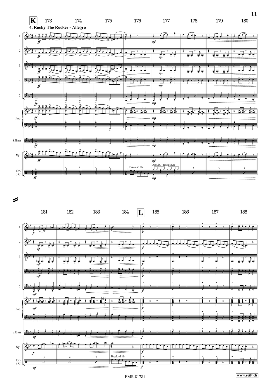 4 Little Dogs 4 Little Dogs Brass Quintet scores gallery preview page 9