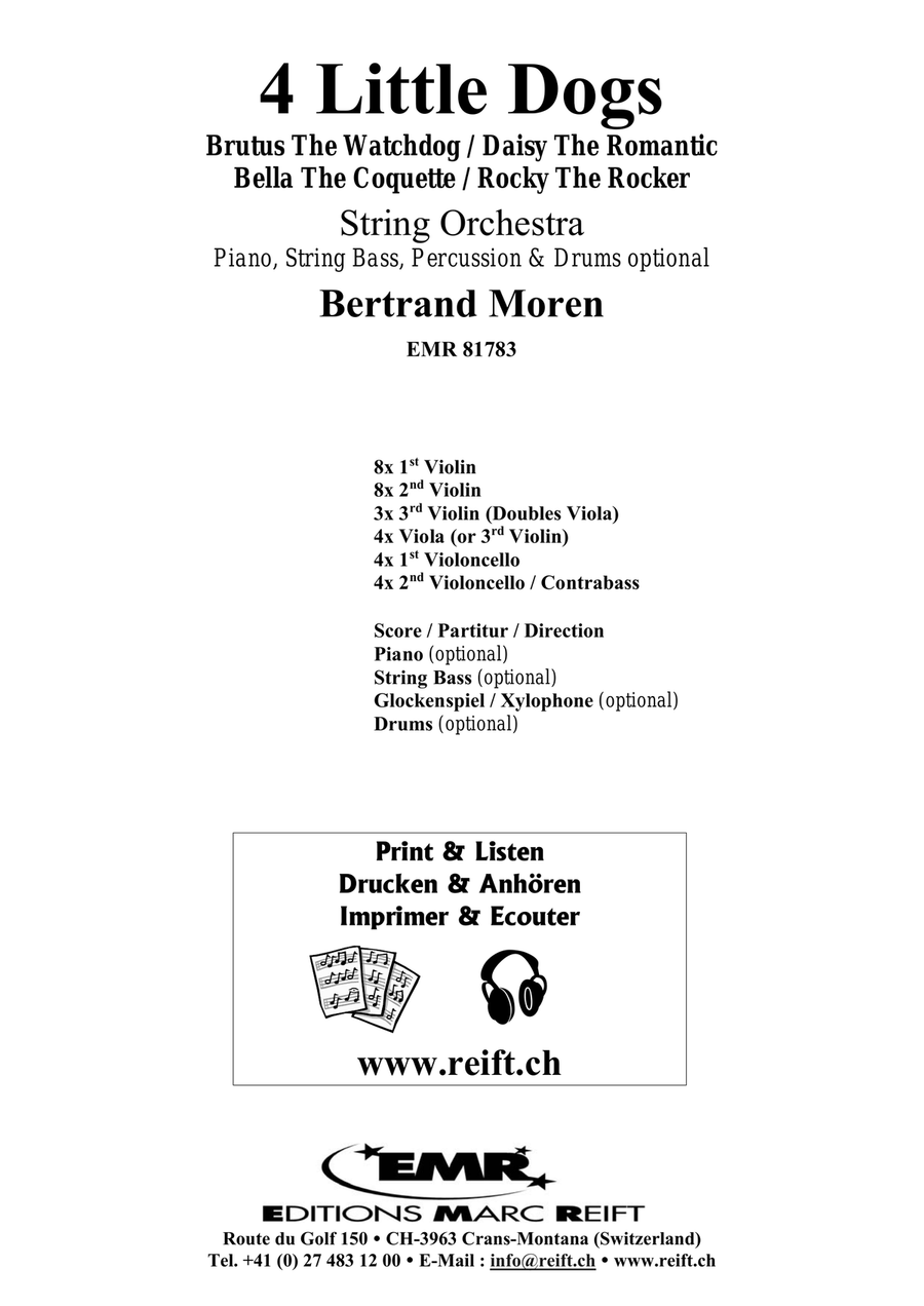 4 Little Dogs 4 Little Dogs String Orchestra scores gallery preview page 2