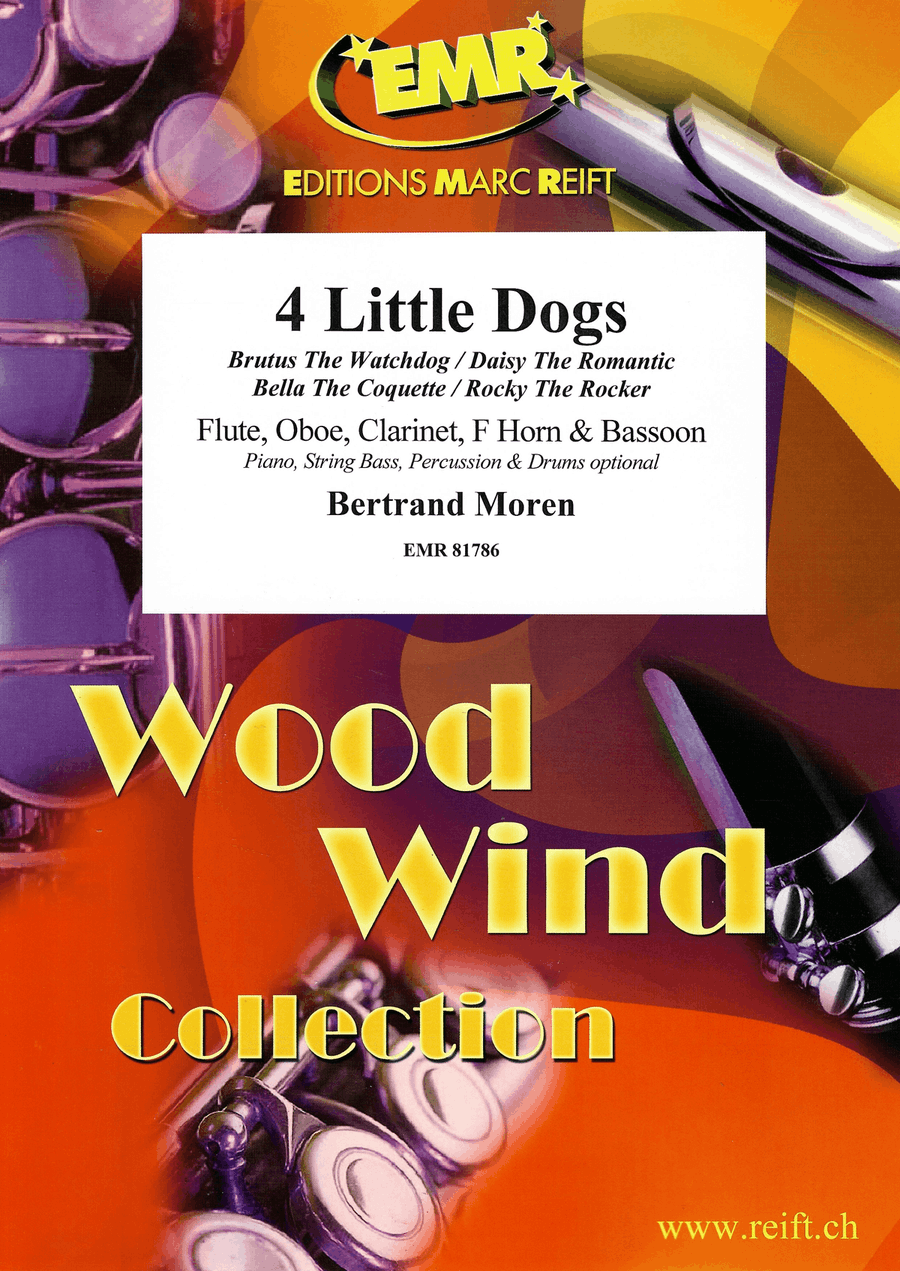 4 Little Dogs 4 Little Dogs Woodwind Quintet scores gallery preview page 1