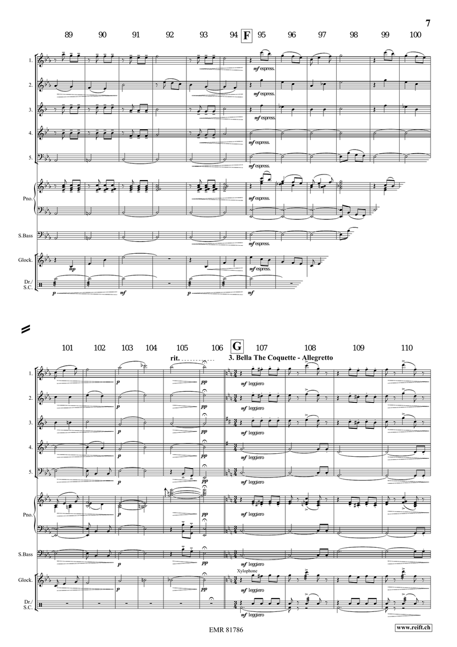 4 Little Dogs 4 Little Dogs Woodwind Quintet scores gallery preview page 7