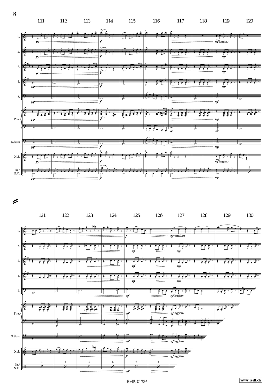 4 Little Dogs 4 Little Dogs Woodwind Quintet scores gallery preview page 8