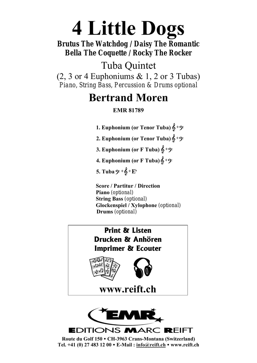 4 Little Dogs Tuba scores gallery preview page 2