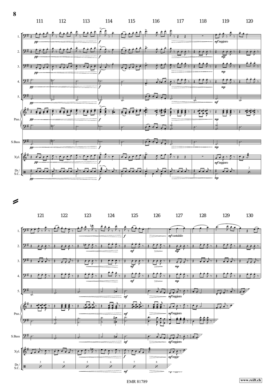 4 Little Dogs Tuba scores gallery preview page 8