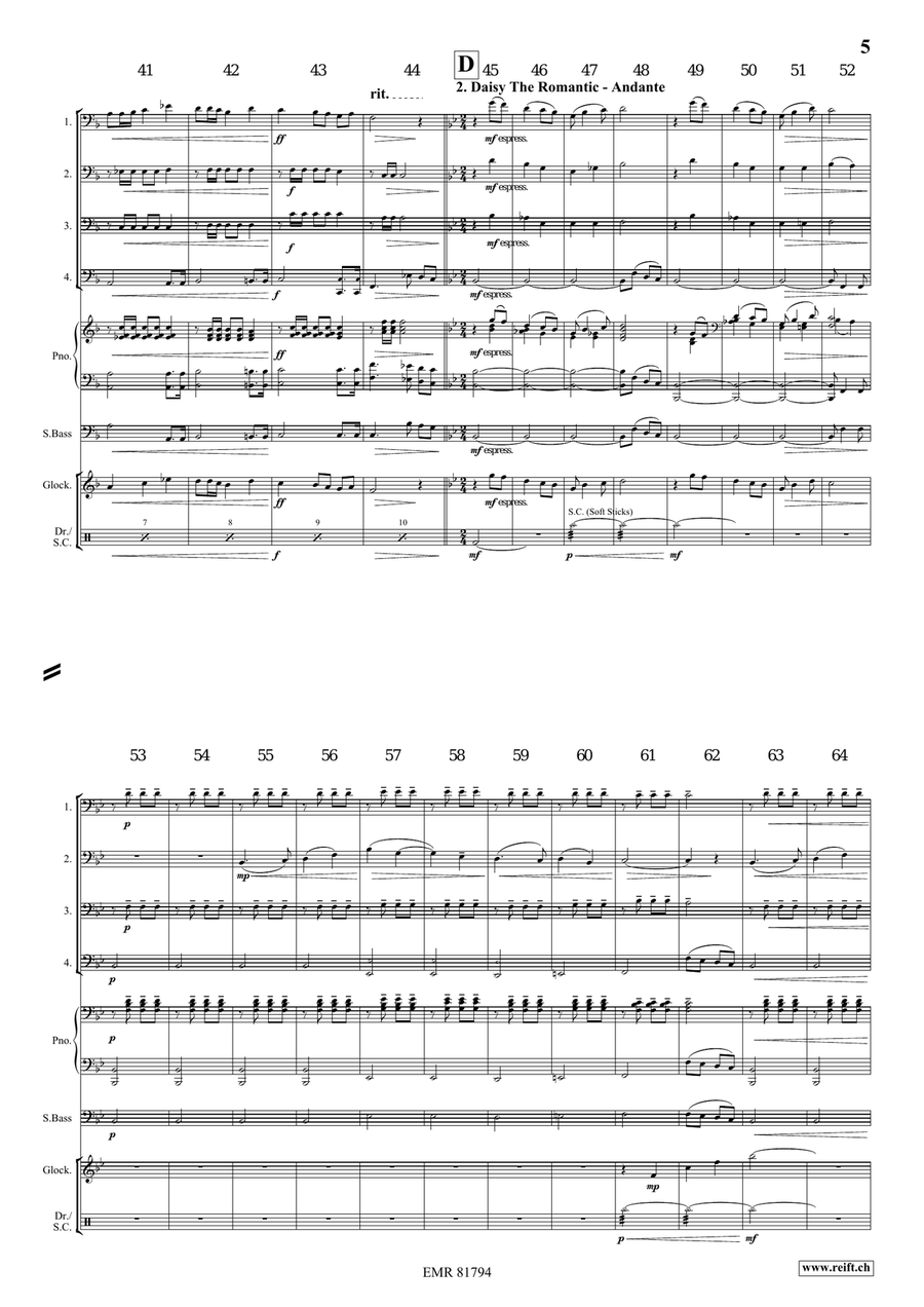 4 Little Dogs 4 Little Dogs Trombone Quartet scores gallery preview page 5