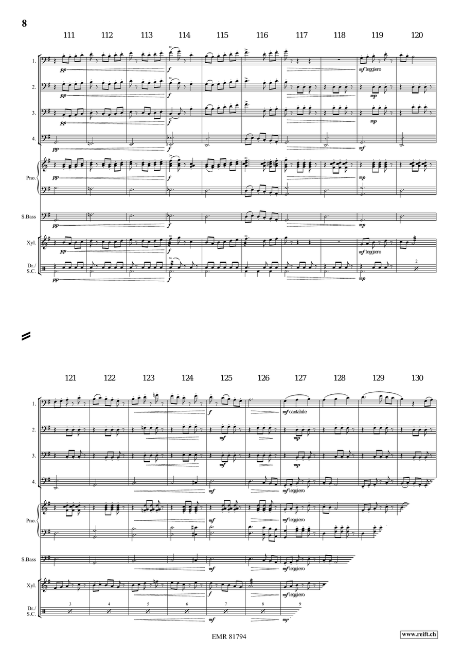 4 Little Dogs 4 Little Dogs Trombone Quartet scores gallery preview page 8