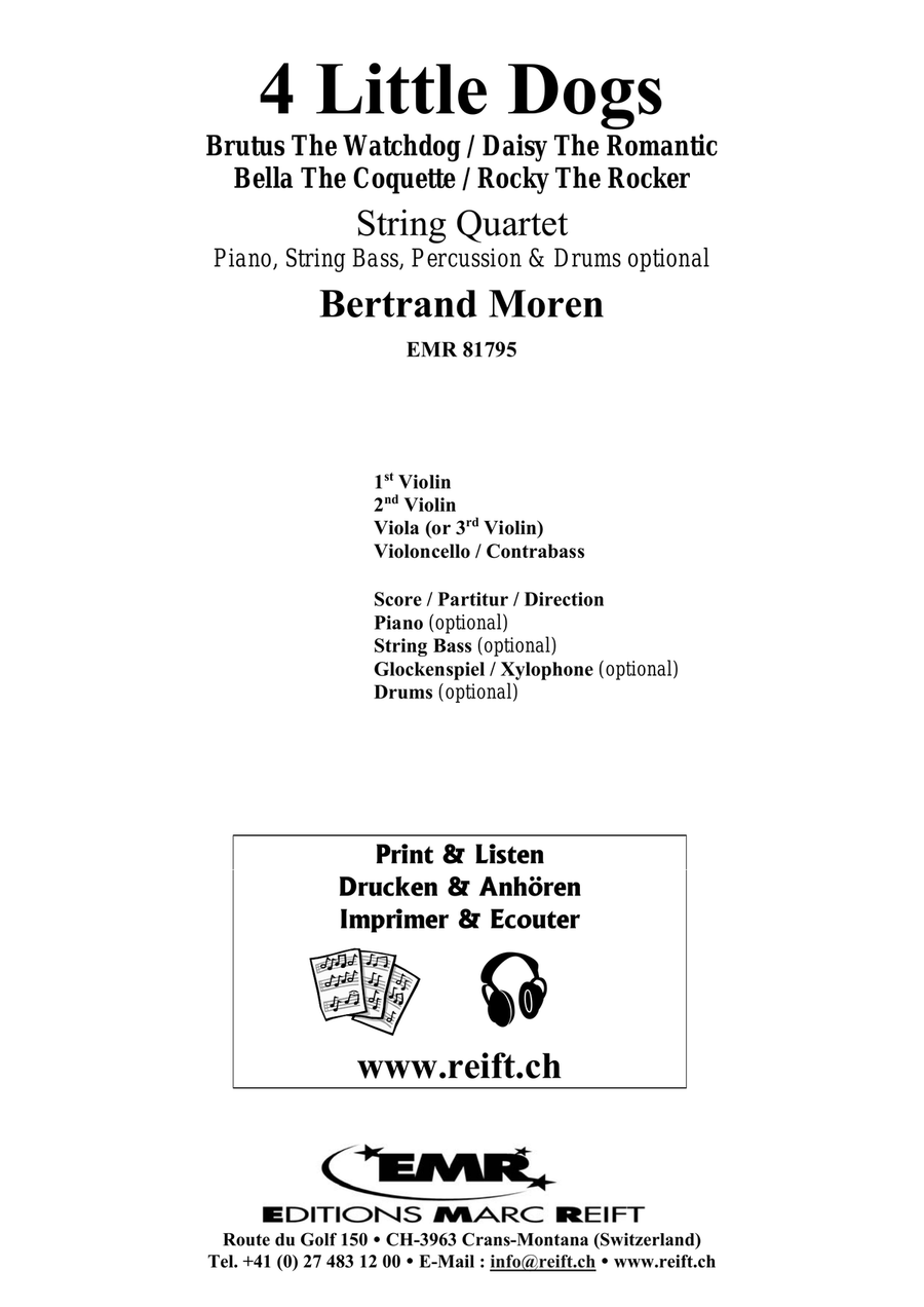 4 Little Dogs 4 Little Dogs String Quartet scores gallery preview page 2