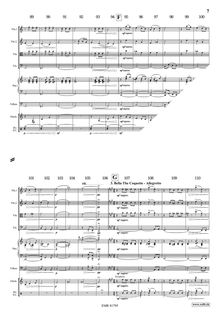 4 Little Dogs 4 Little Dogs String Quartet scores gallery preview page 7