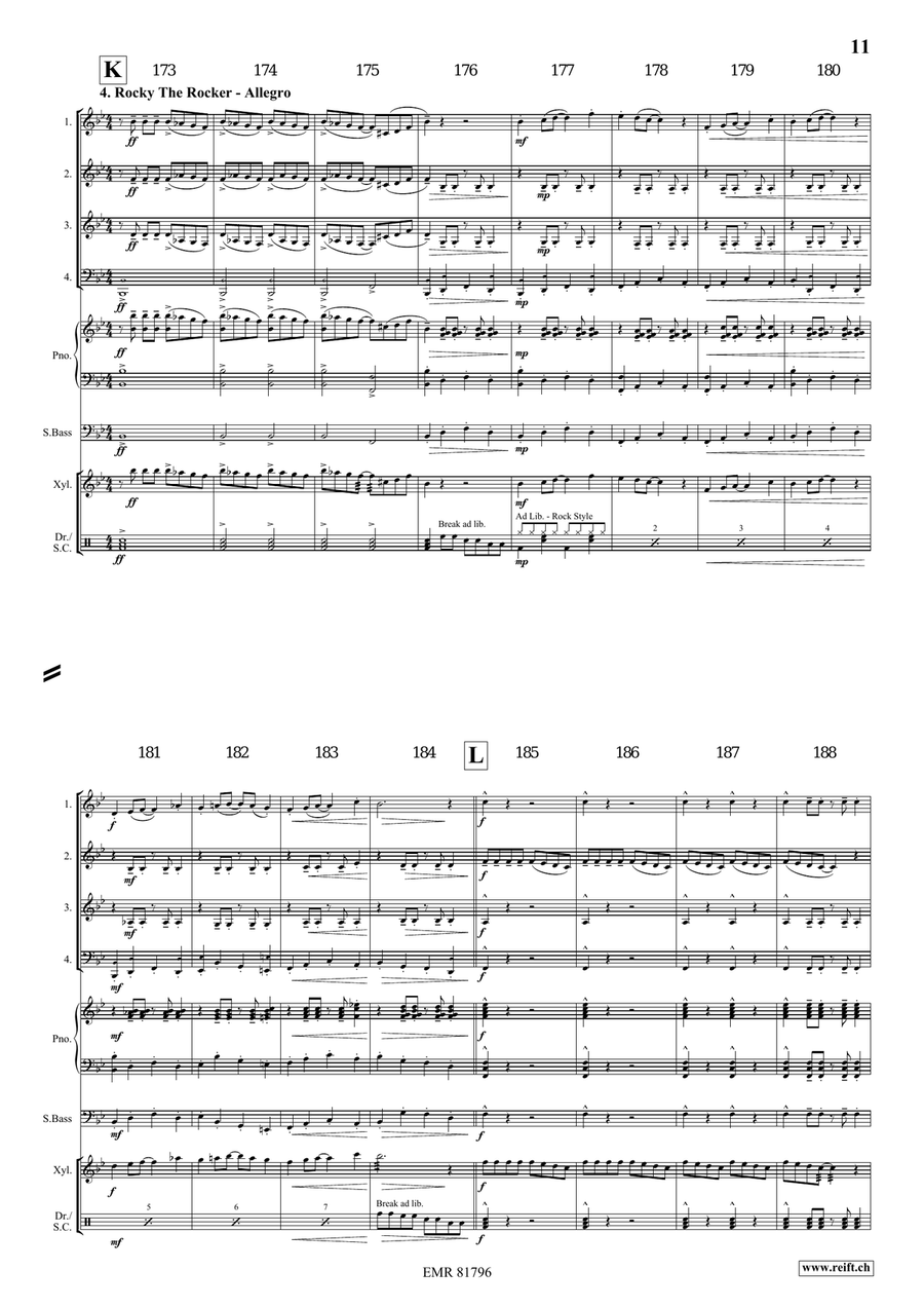 4 Little Dogs 4 Little Dogs Brass Quartet scores gallery preview page 9