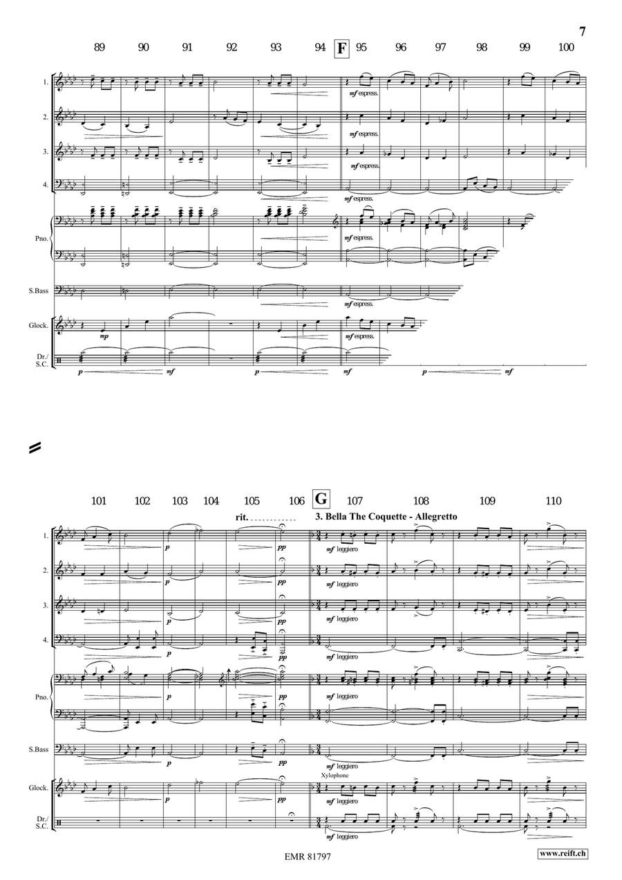 4 Little Dogs 4 Little Dogs Woodwind Quartet scores gallery preview page 7