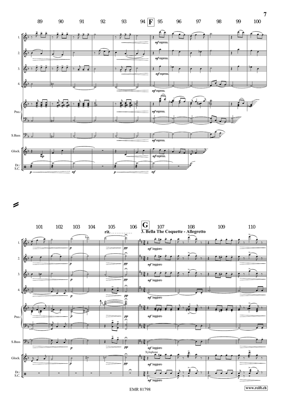4 Little Dogs 4 Little Dogs Flute Quartet scores gallery preview page 7