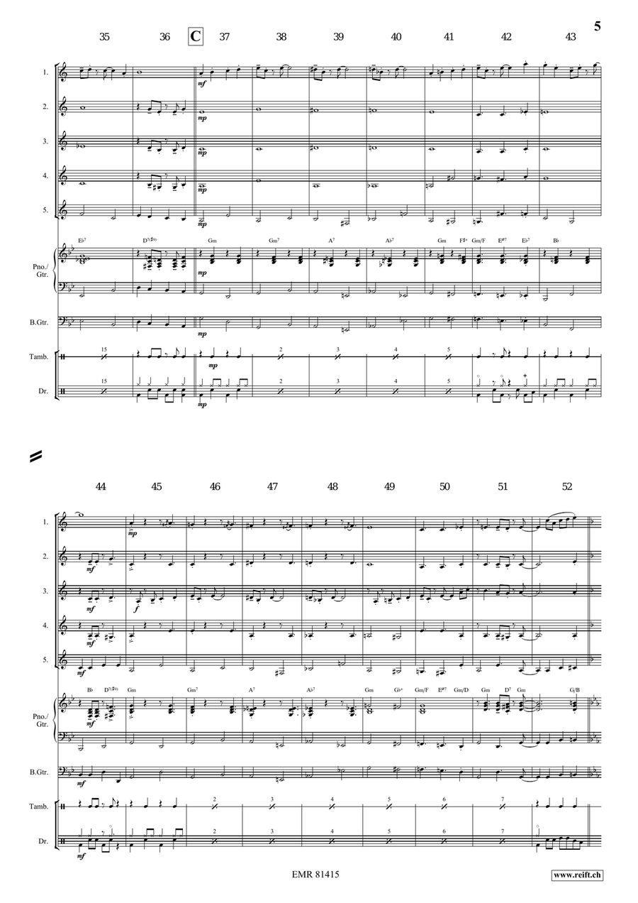 Mountain King Mountain King Cornet scores gallery preview page 6
