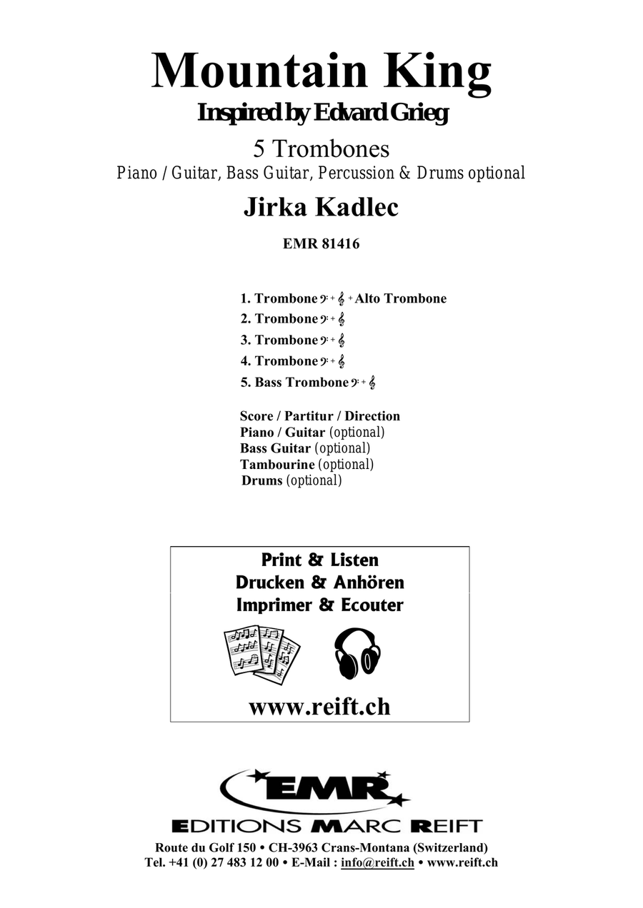 Mountain King Mountain King Trombone scores gallery preview page 2