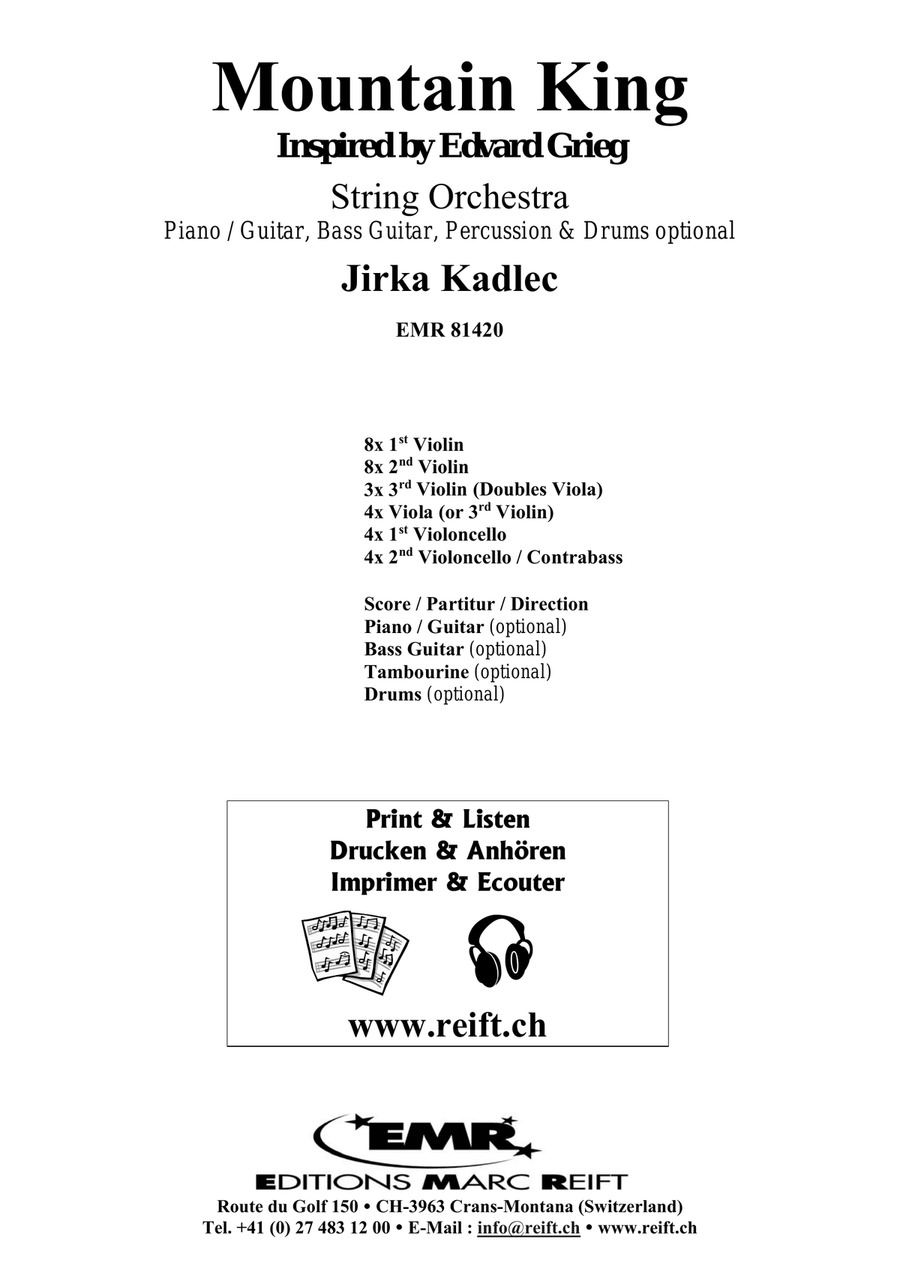 Mountain King Mountain King String Orchestra scores gallery preview page 2