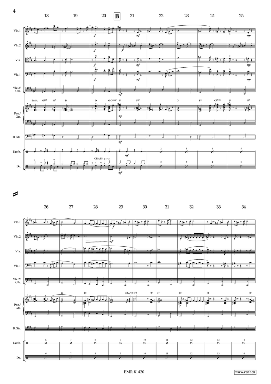 Mountain King Mountain King String Orchestra scores gallery preview page 5