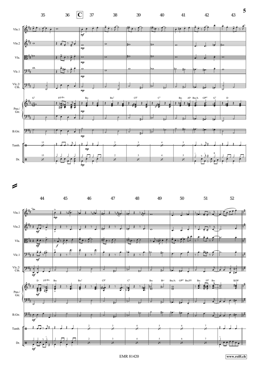 Mountain King Mountain King String Orchestra scores gallery preview page 6