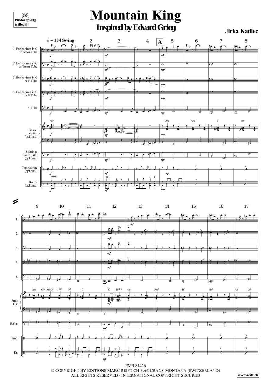 Mountain King Mountain King Tuba scores gallery preview page 4