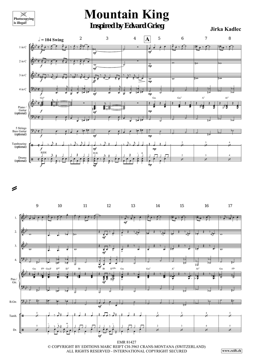 Mountain King Mountain King Score scores gallery preview page 4