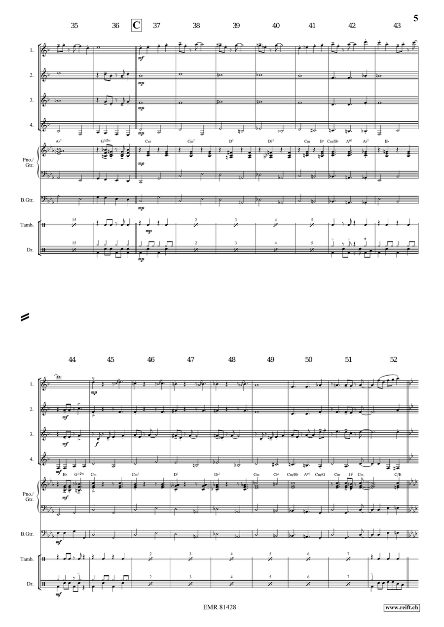 Mountain King Mountain King Clarinet Quartet scores gallery preview page 6