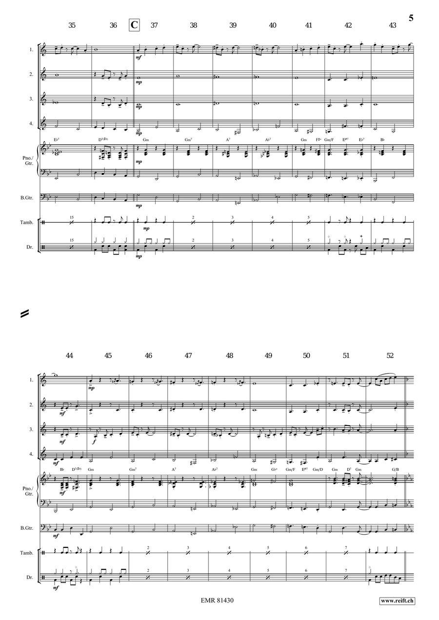 Mountain King Mountain King Cornet scores gallery preview page 6