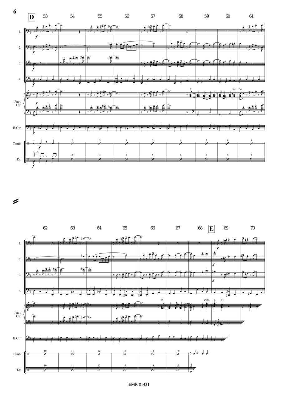 Mountain King Mountain King Trombone Quartet scores gallery preview page 7