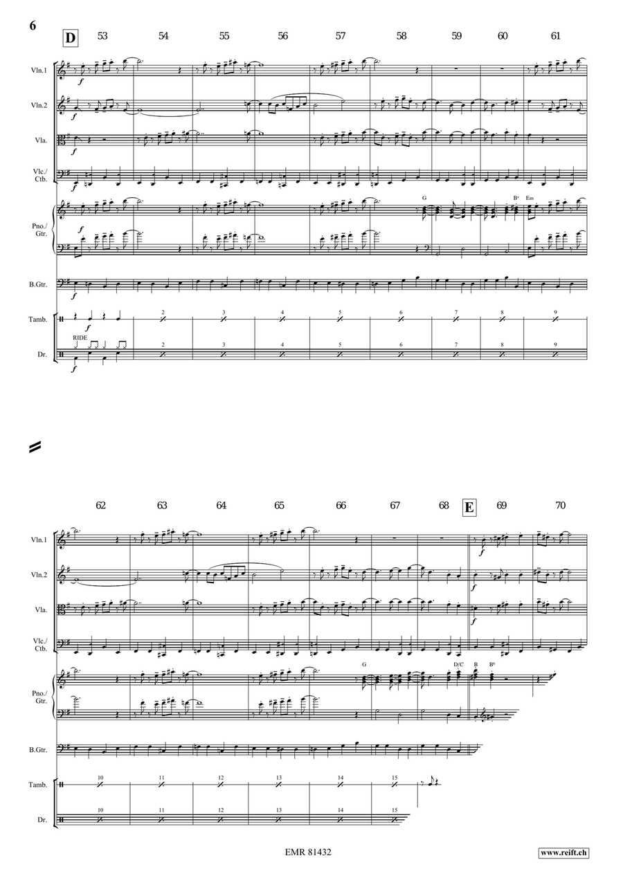 Mountain King Mountain King String Quartet scores gallery preview page 7