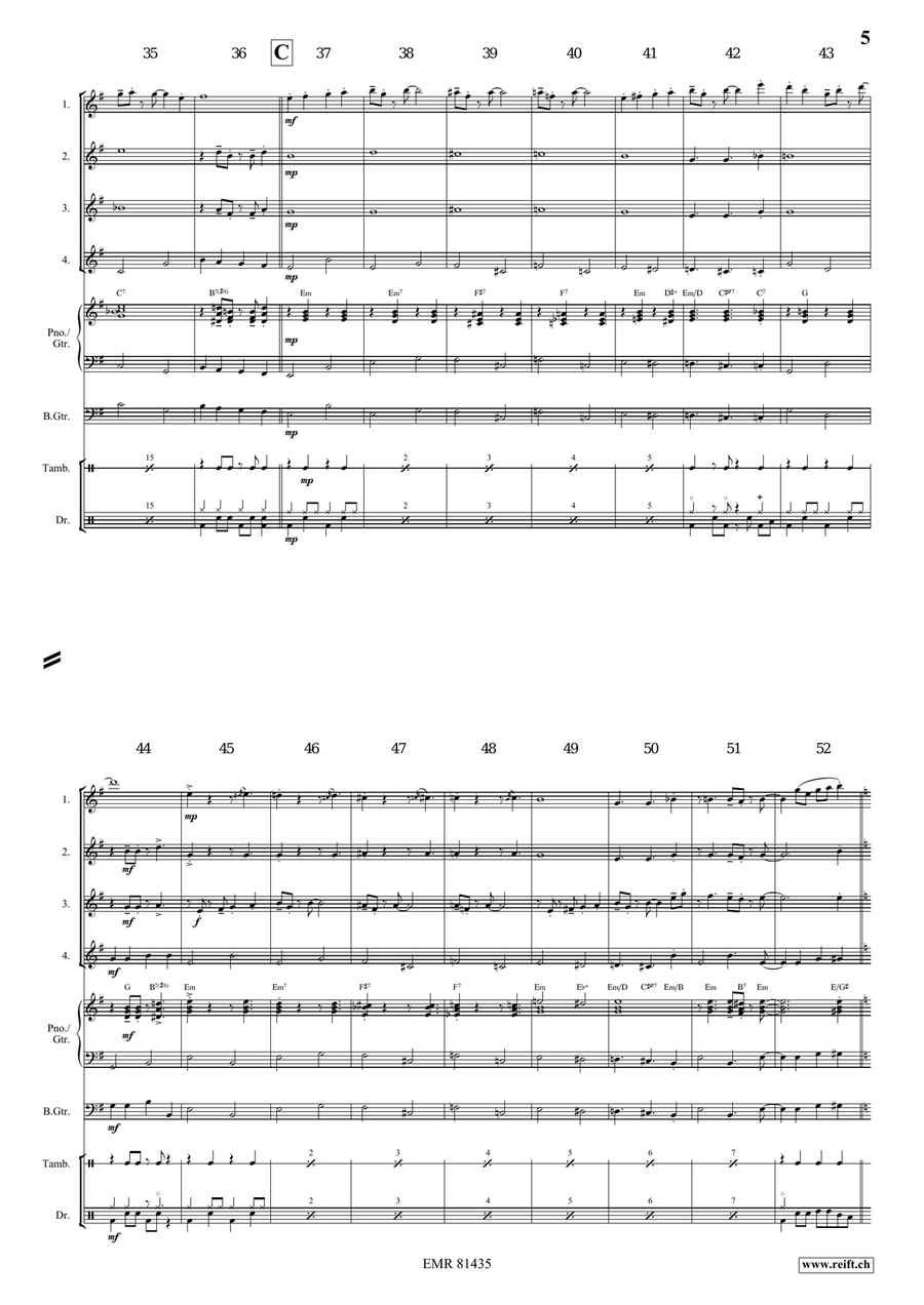 Mountain King Mountain King Flute Quartet scores gallery preview page 6