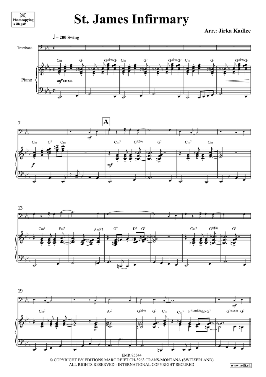St. James Infirmary St. James Infirmary Piano Accompaniment scores gallery preview page 4