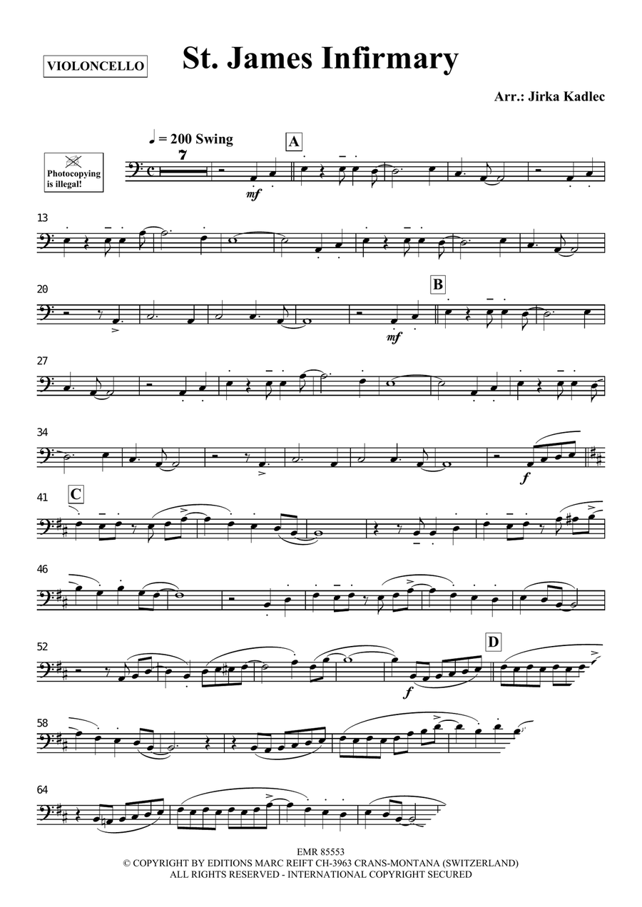 St. James Infirmary St. James Infirmary Piano Accompaniment scores gallery preview page 3