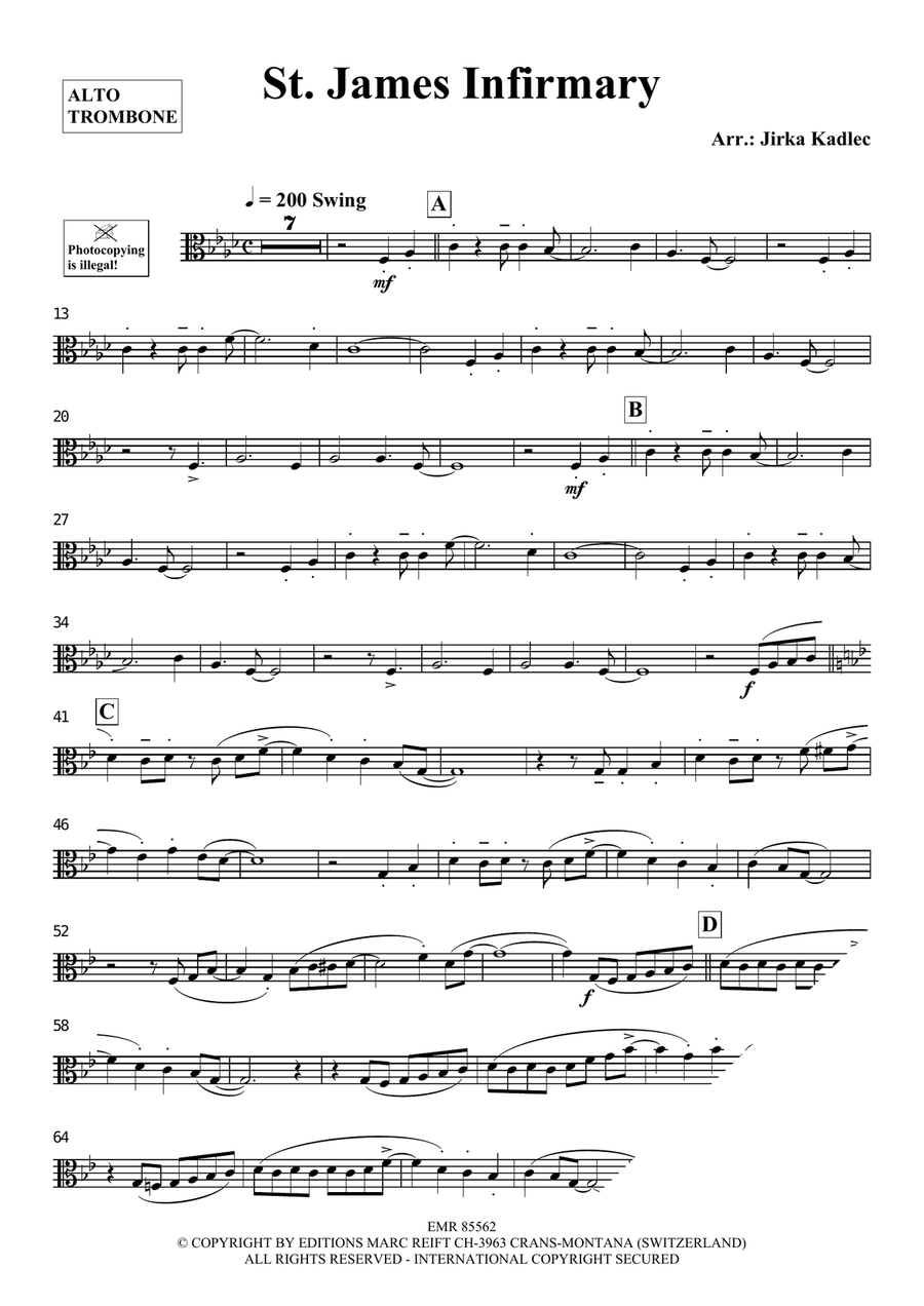 St. James Infirmary St. James Infirmary Piano Accompaniment scores gallery preview page 3