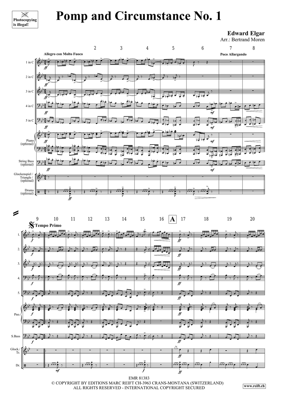 Pomp and Circumstance No. 1 Score scores gallery preview page 4
