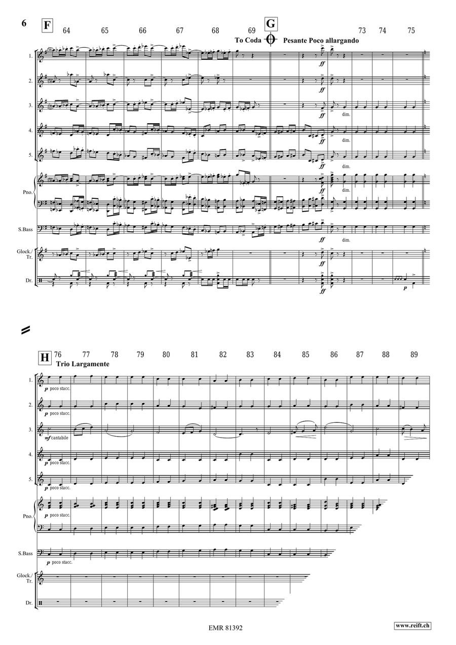 Pomp and Circumstance No. 1 Flute scores gallery preview page 6