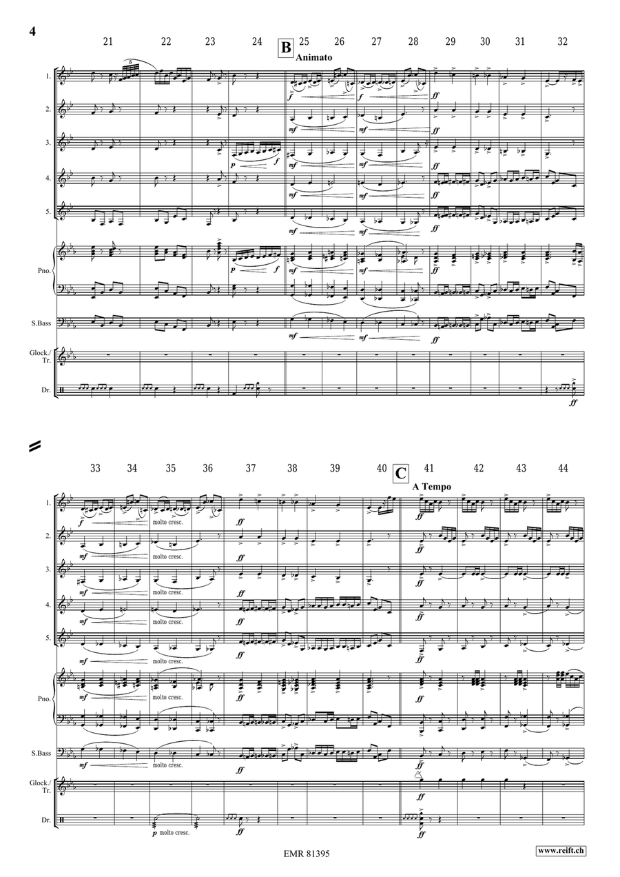 Pomp and Circumstance No. 1 Horn scores gallery preview page 4