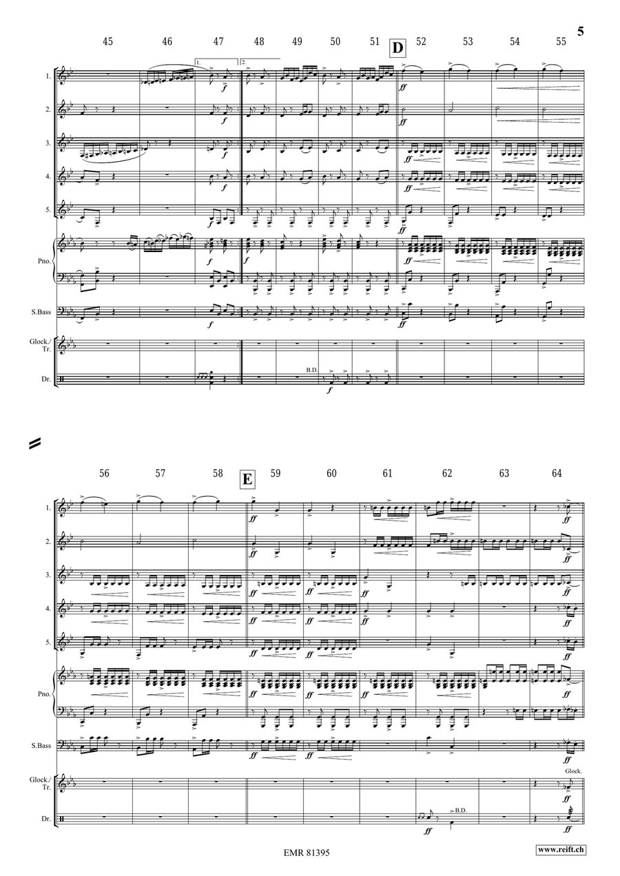 Pomp and Circumstance No. 1 Horn scores gallery preview page 5