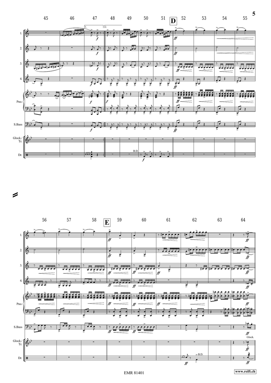 Pomp and Circumstance No. 1 Cornet scores gallery preview page 5