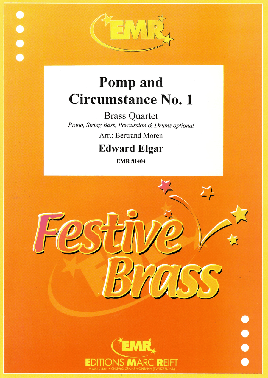 Pomp and Circumstance No. 1 Brass Quartet scores gallery preview page 1